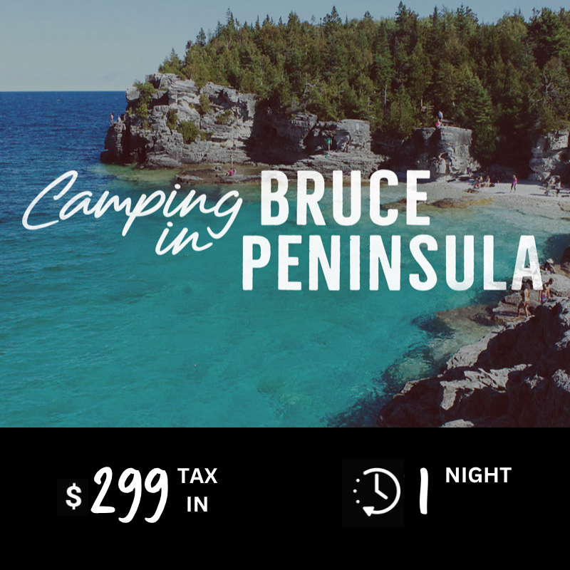 Camping in Bruce Peninsula